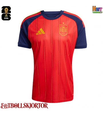 Spanien Hemmatröja VM 2026 Kortärmad